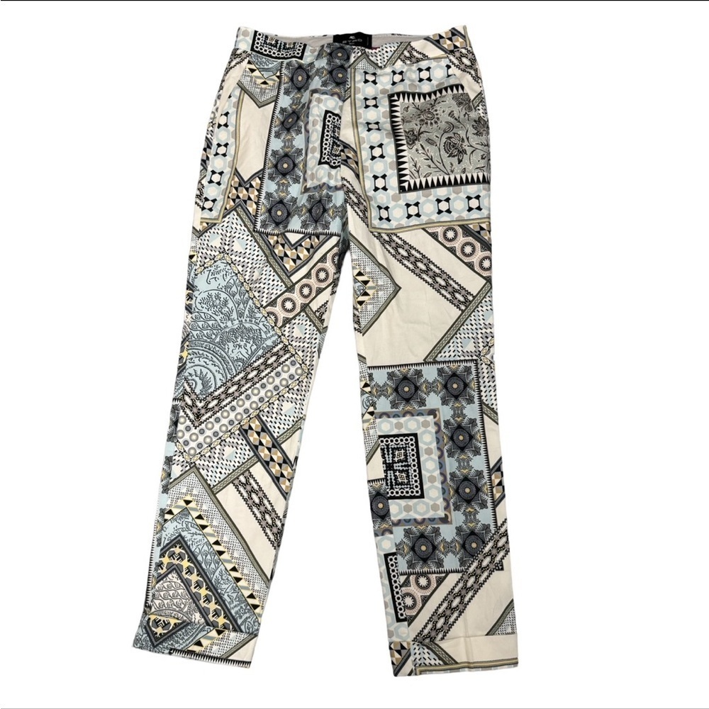 Etro Patchwork Paisley Tailored Trousers 38 Made in Italy fall 2022 collection